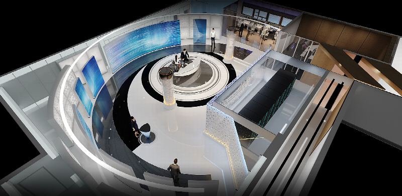 Studio set designed by VIPRO