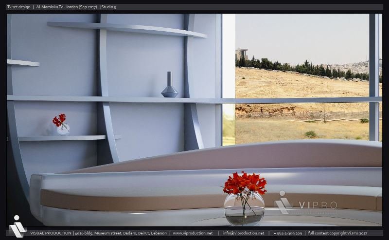 Al-Mamlaka TV – Studio 3 lounge set