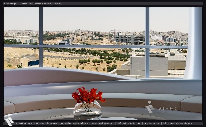 Al-Mamlaka TV – Studio 3 lounge set