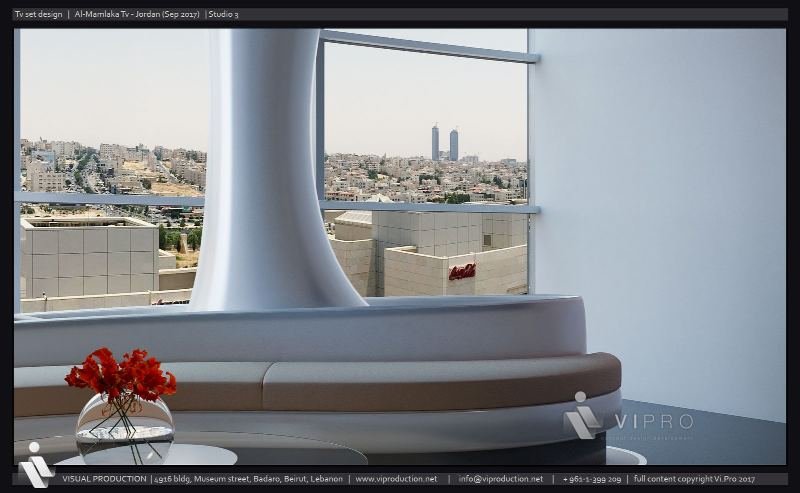 Al-Mamlaka TV – Studio 3 lounge set