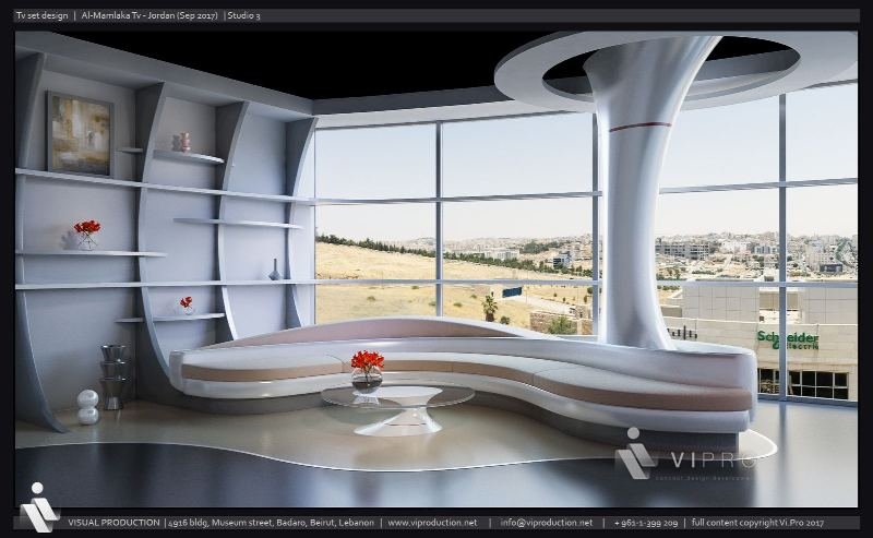 Al-Mamlaka TV – Studio 3 lounge set