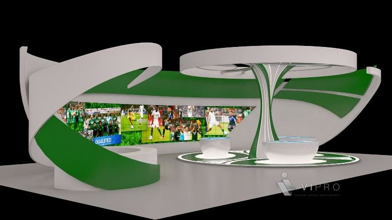 World Cup 2018 booth – Saudi Arabia