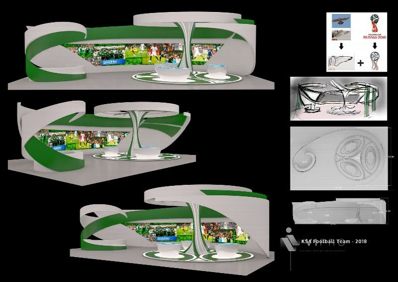 World Cup 2018 booth – Saudi Arabia